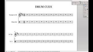 Drumset Cues | Finale Superuser