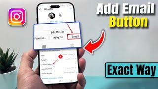 How To Add An Email Button To An Instagram Bio - Full Guide