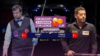 3-Cushion Kozoom Challenge Cup 2022 - Last 8 - Lütfi Cenet vs Murat Naci Coklu