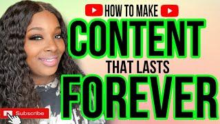 How to make YouTube content that makes you revenue forever + Evergreen content 2024