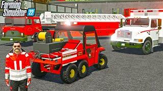 UPGRADING NEW FIRE STATION | Farming Simulator 22