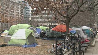 'Tent City' is being removed in McPherson Square, DC