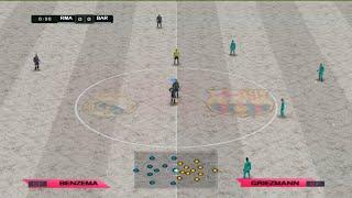 PES 2021 (PS2) Real Madrid vs Barcelona - Snowy Weather