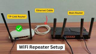 Use TP-Link Router as a Repeater with an Ethernet Cable