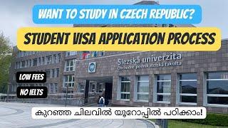 Student Visa Czech republic || Malayalam || Application Process || Visa Documents || 2024