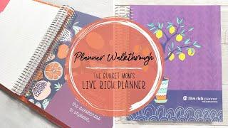 LIVE RICH PLANNER WALKTHROUGH | The Budget Mom's Live Rich Planner