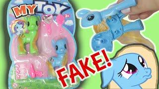 FAKE MY LITTLE PONY?! " My Toy Pony " review MLP | Alice LPS