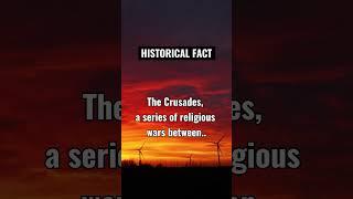 The Crusades, a series of religious wars between..