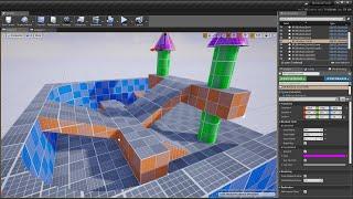 Blockout Tools Plugin for UE4 - Demo #1