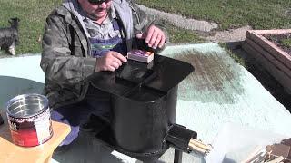 Cooking on a rocket stove