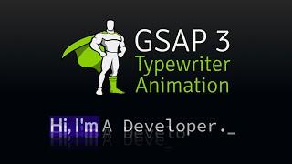 GSAP Typing Animation | Tween & Timeline Basics (2020)