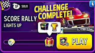 lights up square matches score rally solo challenge | match masters | lights up solo