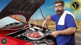 I Cooked a Steak on My Car Engine | Food Theory on the Road