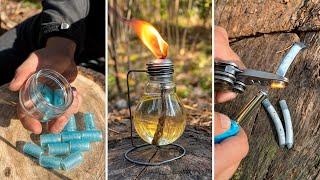 Awesome Survival Skills and Bushcraft Tricks You Need to Know! #bushcraft #camping #lifehacks