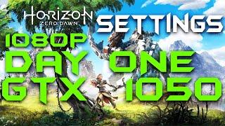Horizon Zero Dawn GTX 1050 4GB BEST SETTINGS / Custom Settings Day One Release #gtx1050