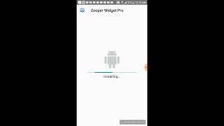 Inatalling Zooper Widgets Pro for free on Android devices