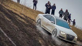 ПОЩЕЧИНА СУБАРИСТАМ. AUDI унижает SUBARU WRX STI , ГЕЛИК G63 AMG и TANK 300 на бездорожье