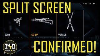 STAR WARS BATTLEFRONT 2 - HOW TO PLAY SPLIT SCREEN - ARCADE SETUP MENU FIRST LOOK