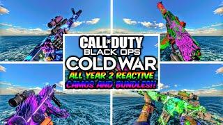 ALL YEAR 2 REACTIVE CAMOS, BUNDLES, AND MASTERCRAFTS IN BLACK OPS COLD WAR!! (MASTERIES INCLUDED)