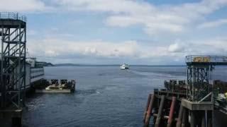 Boarding the MV Kaleetan at Seattle