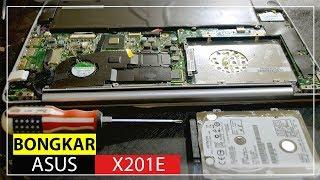 DISASSEMBLY ASUS X201E | CARA BONGKAR ASUS X201E - BACKUP DATA