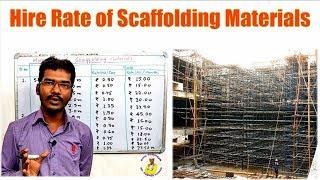 Hire Rate of Scaffolding Materials | Scaffolding Materials On Rent |