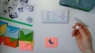 Financial game for savings. Do-it-yourself piggy bank game. Money envelope system.