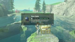 Zelda Breath Of The Wild Zora's Helmet Location