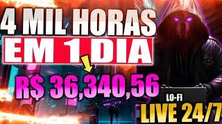 36,000,00 de GANHOS e 4 MIL HORAS | Live Lo-fi 24 / 7 Para Ganhar dinheiro