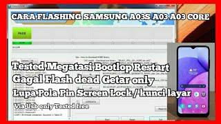 Flash Firmware Samsung A03s / A03 / A03 Core || How To Full Flash Samsung A03s whit Odin