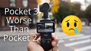 DJI Pocket 3 is Worse Than Pocket 2  | Side by Side Comparison