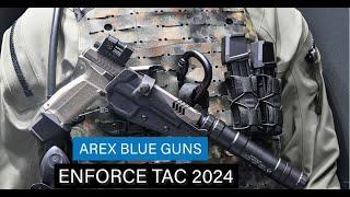 Enforce Tac 2024: Arex Blue Guns at Waimex – Training guns for law enforcement and the military