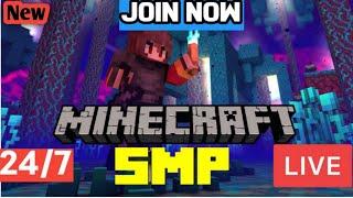 Minecraft PUBLIC Lifesteal SMP LIVE HINDIDay-15| JAVA + PE 24/7 | CRACKED SMP