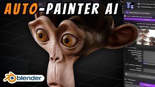 Blender Auto Painter AI | Generate Next-Level Realistic textures in Under 60 Second!