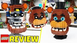 Freddy Fazbear LEGO MOC Build & Review from BrickerBuilds