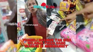 “Ngotot! Pembeli Ngamuk“ Belanja Pakai Uang Mainan di Mini Market Malah Rampas Kasir