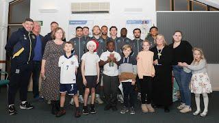 United in Giving: Shrimpers squad visit Little Havens!