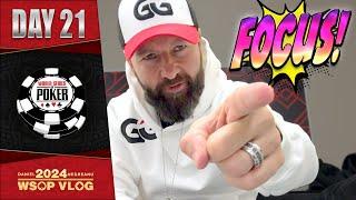 FOCUSED IN playing the $10,000 HORSE - Daniel Negreanu 2024 WSOP VLOG Day 21