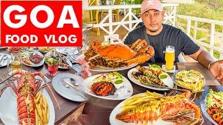 Goa's Famous Seafood - Local Goan Food | Candolim Beach | Goa Vlog | Palms n Sands Restuarant & Bar