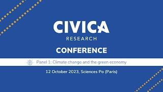 Climate change and the green economy | CIVICA Research Conference - 12 October 2023