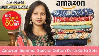 Latest Amazon Summer Special PartyWear Kurti/Kurta Set Haul | Ranjana R