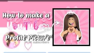 How to make a YouTube Profile Picture! || Izzy Rose Roblox #Shorts