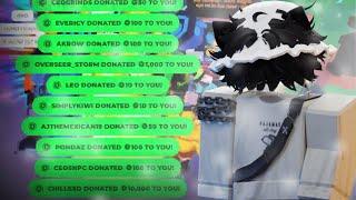 My BIGGEST Donation Madness IN PLS DONATE! (ft. Akrow, Evericy & More)