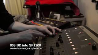 Sampling 808 bass drum into SP1200