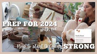LIFE RESET ROUTINE FOR  2024  brain dump, year reflection, goal plan, home declutter ️