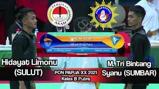 PERSINAS ASAD VS TAPAK SUCI | SULUT vs SUMBAR PON PAPUA XX 2021 PENCAK SILAT TANDING KELAS B Putra