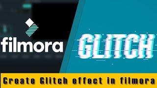 How to Create GLITCH Text Effect in Wondershare Filmora9 | Video editing tutorial