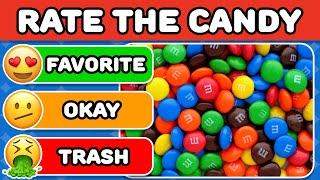Candy Tier List  | Rate the Candy Challenge