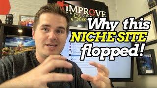 Niche Site Review: Why Shane's niche site flopped