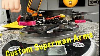 FPV Fouride 4" FPV Quad Frame - CUSTOM  4mm ARM UPGRADE!! -  DJI Action 2 - 2004 3100kv 497gr AUW